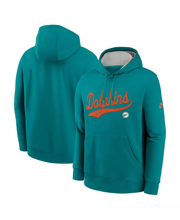 Мужская толстовка с капюшоном Aqua Miami Dolphins Rewind Club Logo Nike
Мужская толстовка с капюшоном Aqua Miami Dolphins Rewind Club Logo Nike