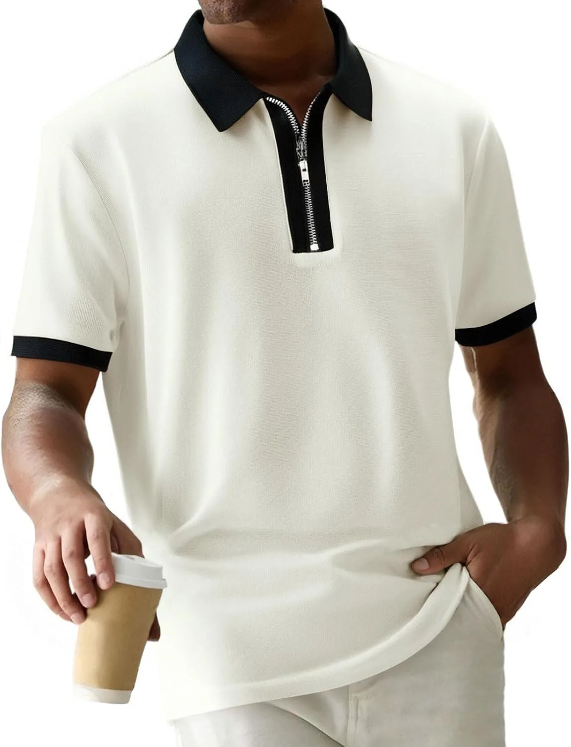 Мужская поло с молнией, короткий рукав, S-2XL
Мужская поло с молнией, короткий рукав, S-2XL