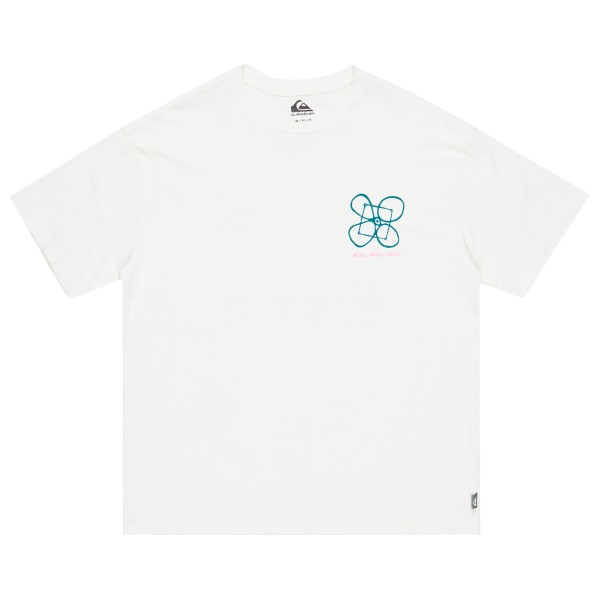 Hw снаружи внутри s/s - футболка Quiksilver, белый 
Hw снаружи внутри s/s - футболка Quiksilver, белый