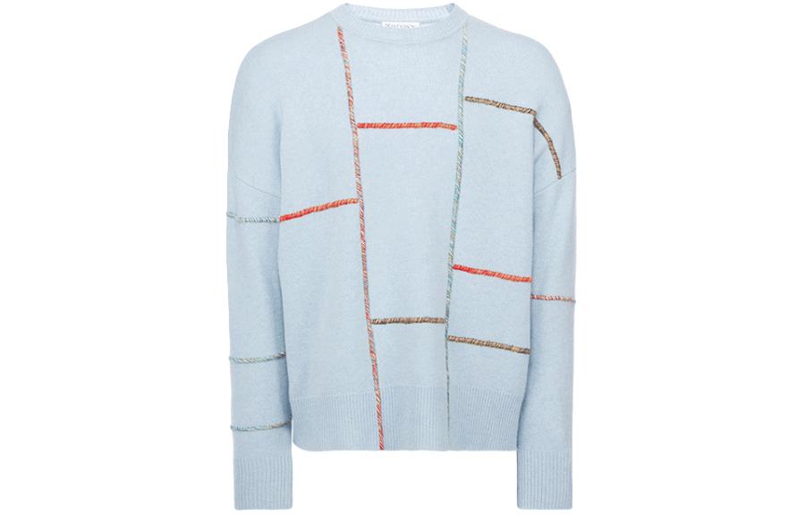 Свитер мужской JW Anderson, светло-голубой 
Свитер мужской JW Anderson, светло-голубой