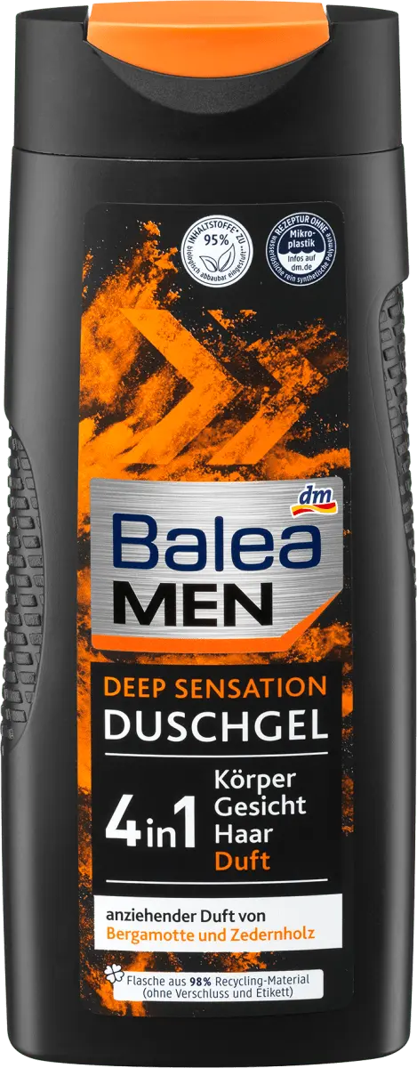Гель для душа Deep Sensation 300мл Balea
Гель для душа Deep Sensation 300мл Balea
