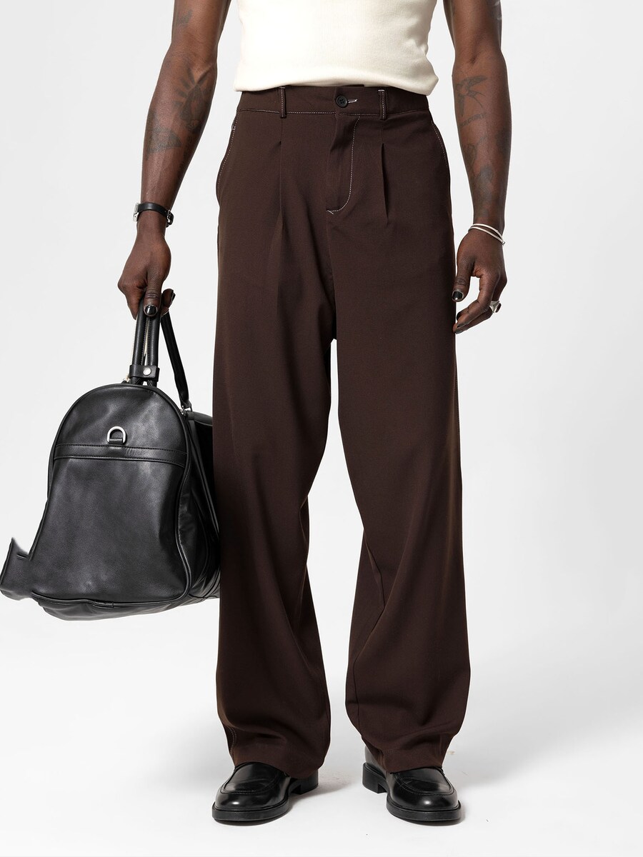 Брюки свободного кроя со складкой спереди VAMOS CLO Columbia, коричневый
Брюки свободного кроя со складкой спереди VAMOS CLO Columbia, коричневый