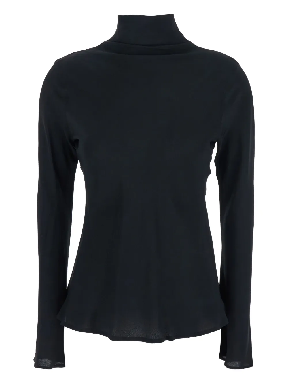Топ с высоким воротом и расклешенными рукавами Semicouture, черный
Топ с высоким воротом и расклешенными рукавами Semicouture, черный