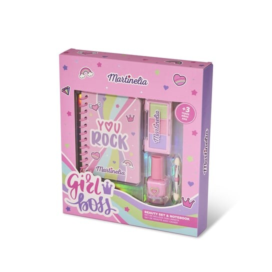 Детский набор для макияжа + блокнот Martinelia
Детский набор для макияжа + блокнот Martinelia