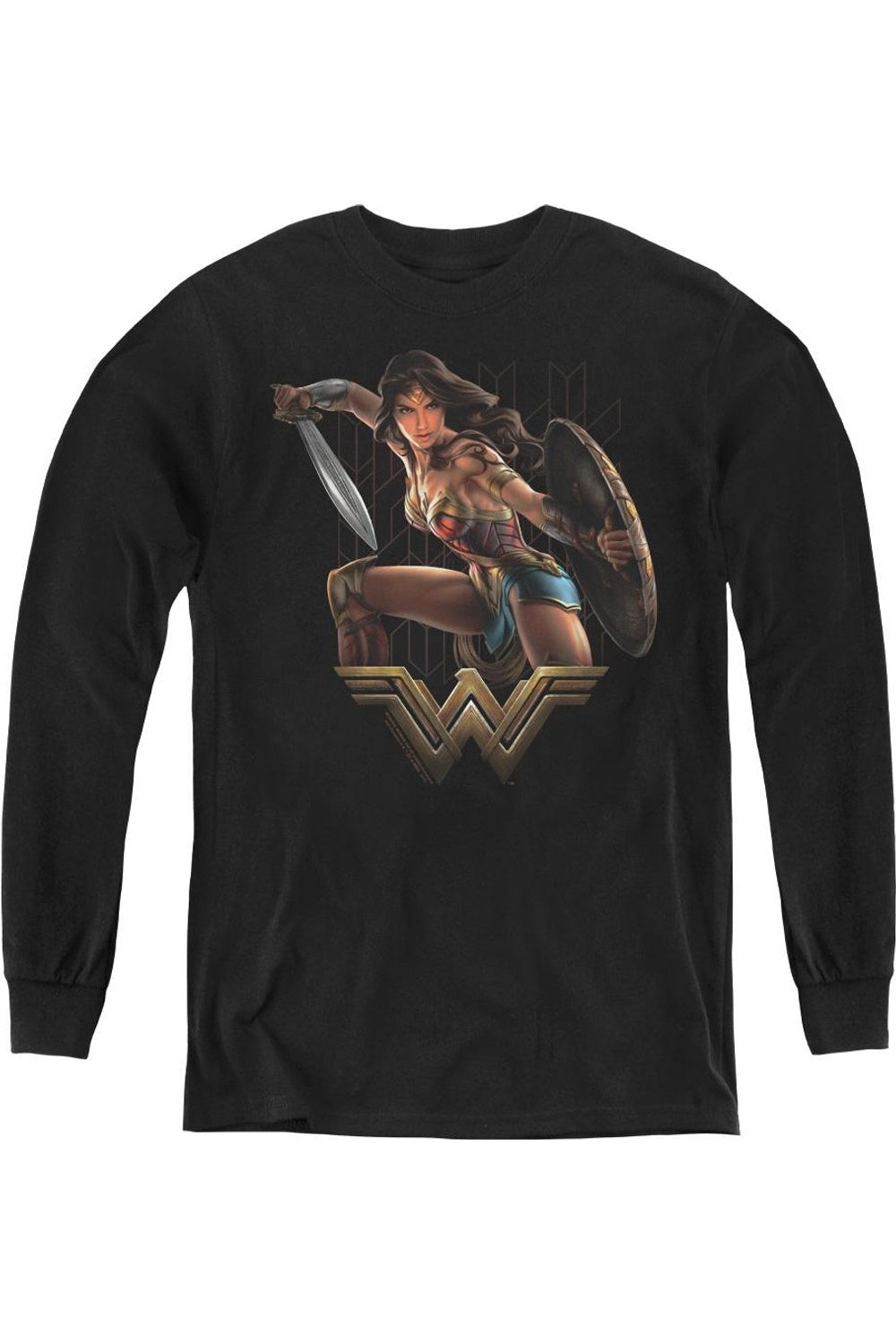 Футболка с длинным рукавом "Битва из фильма Чудо-женщина" для молодежи Gildan, черный
Футболка с длинным рукавом "Битва из фильма Чудо-женщина" для молодежи Gildan, черный