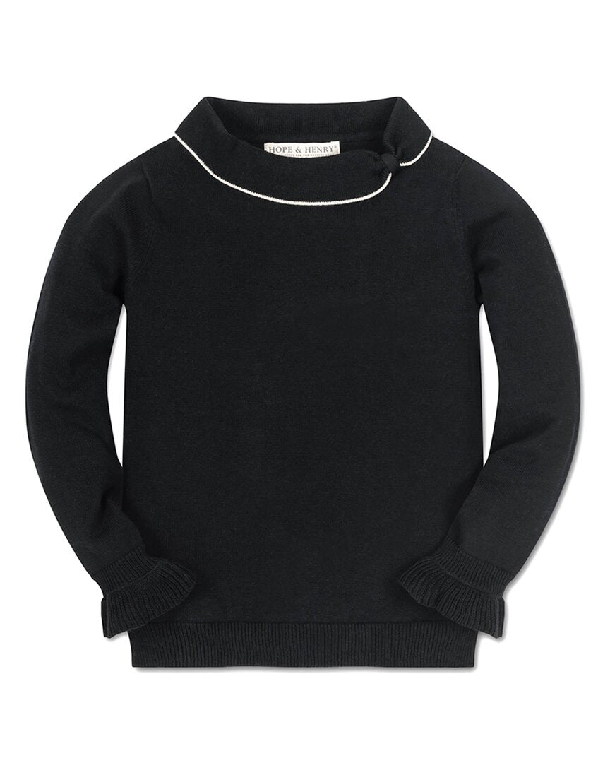 Hope & Henry Свитер с воротником-бабочкой, белый
Hope & Henry Свитер с воротником-бабочкой, белый
