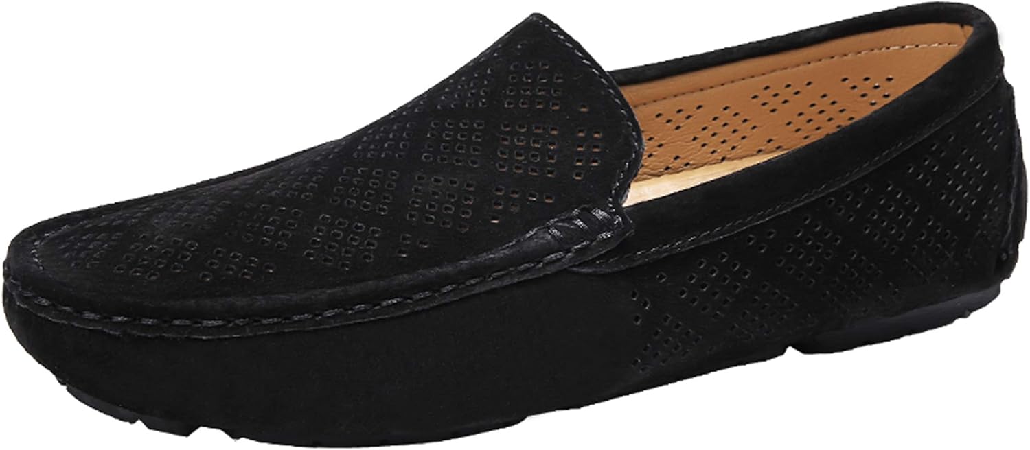 Мужские повседневные лодочные туфли Santimon, дышащие замшевые слипоны для вождения, черный
Мужские повседневные лодочные туфли Santimon, дышащие замшевые слипоны для вождения, черный