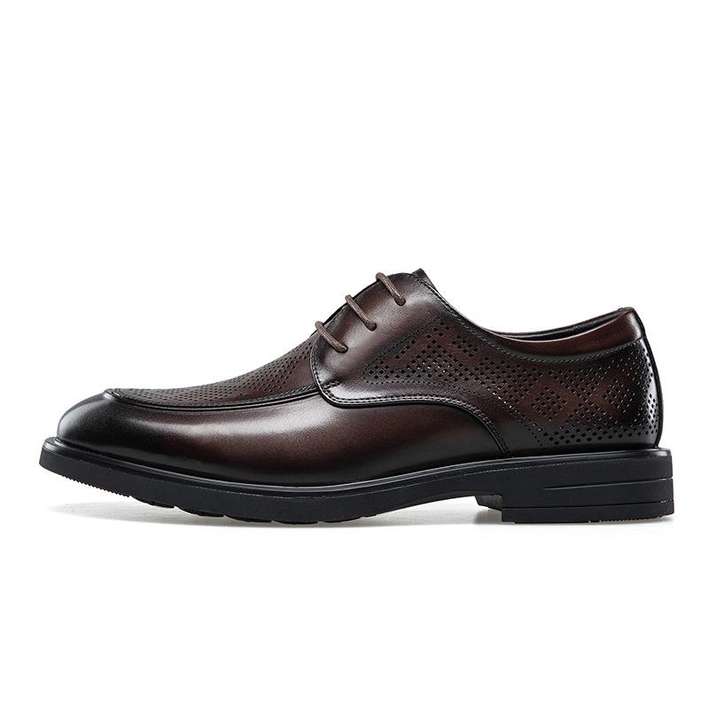 KANGNAI Мужские туфли для костюма низкие темно-коричневые, цвет Dark Brown
KANGNAI Мужские туфли для костюма низкие темно-коричневые, цвет Dark Brown