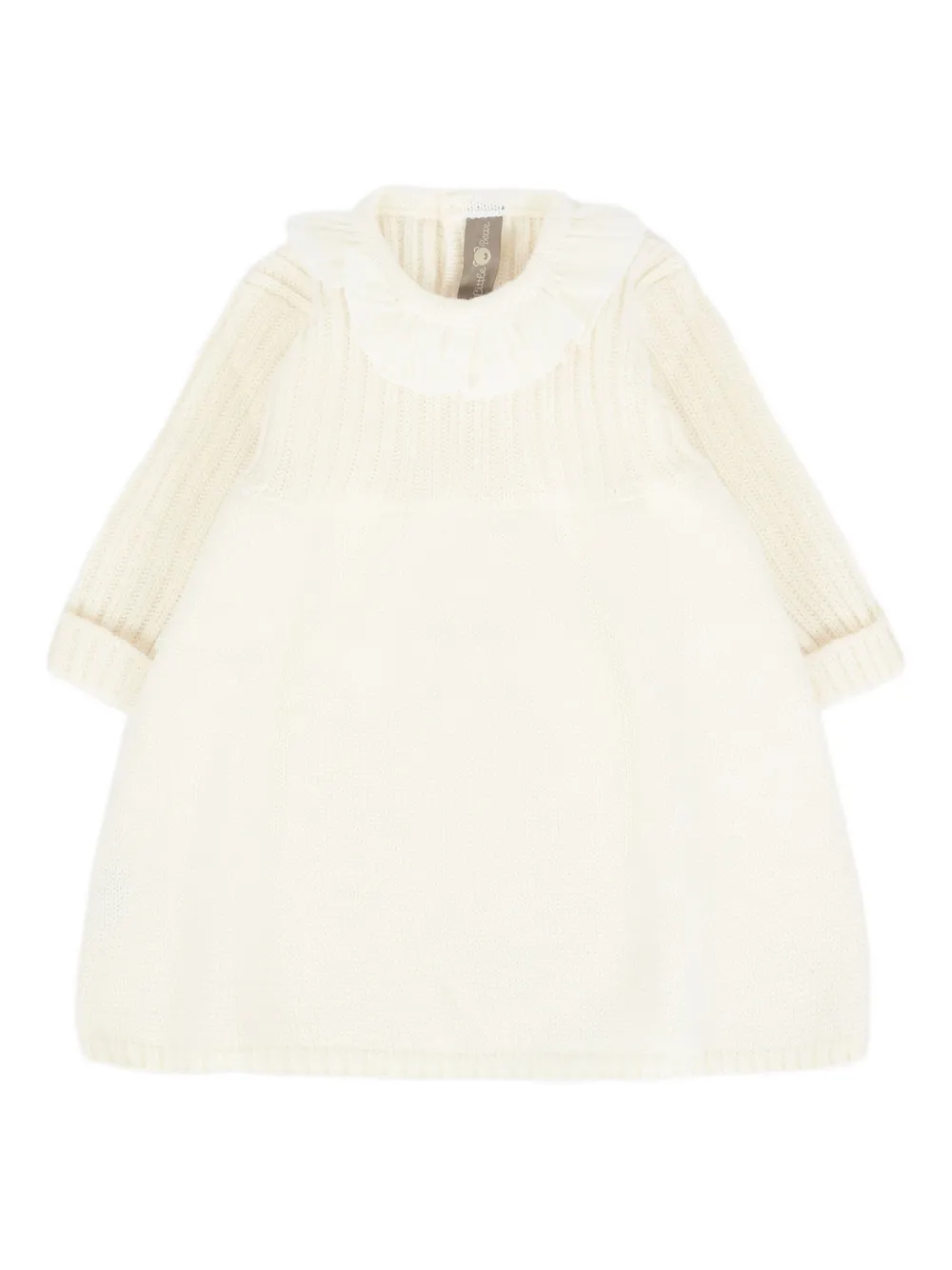 Шерстяное платье с оборками Little Bear, нейтральный
Шерстяное платье с оборками Little Bear, нейтральный