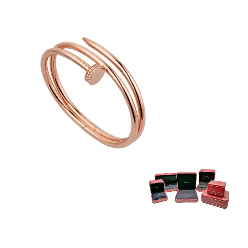 Коллекция Juste Un Clou браслеты из розового золота 18 карат унисекс Cartier, розовое золото
Коллекция Juste Un Clou браслеты из розового золота 18 карат унисекс Cartier, розовое золото