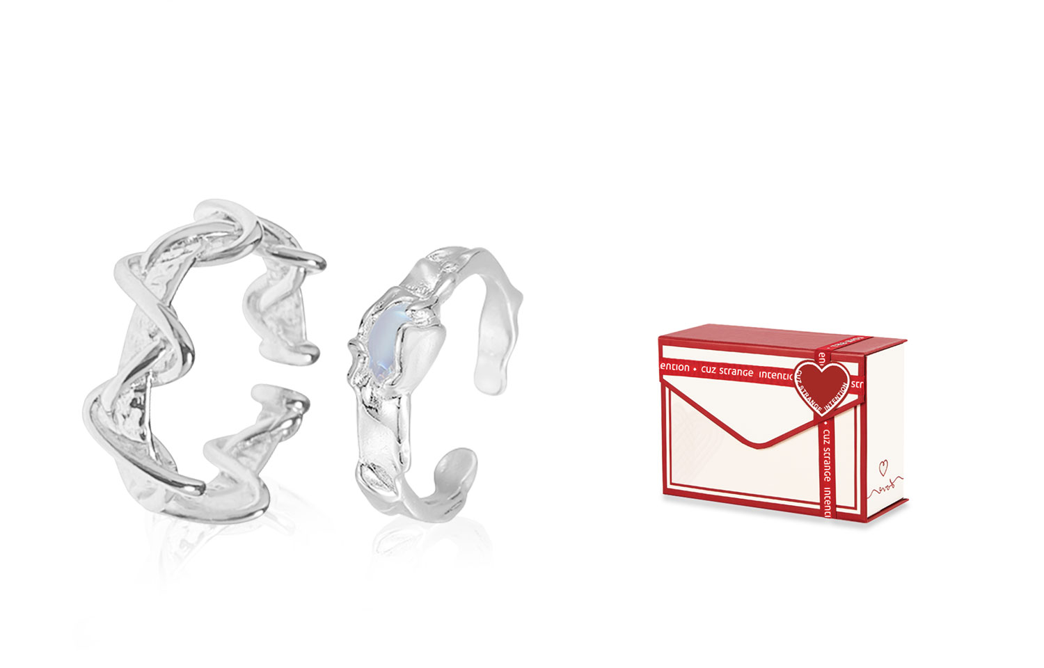 Кольцо Unisex Cuz Strange Intention, Couple'S+Festival Box
Кольцо Unisex Cuz Strange Intention, Couple'S+Festival Box