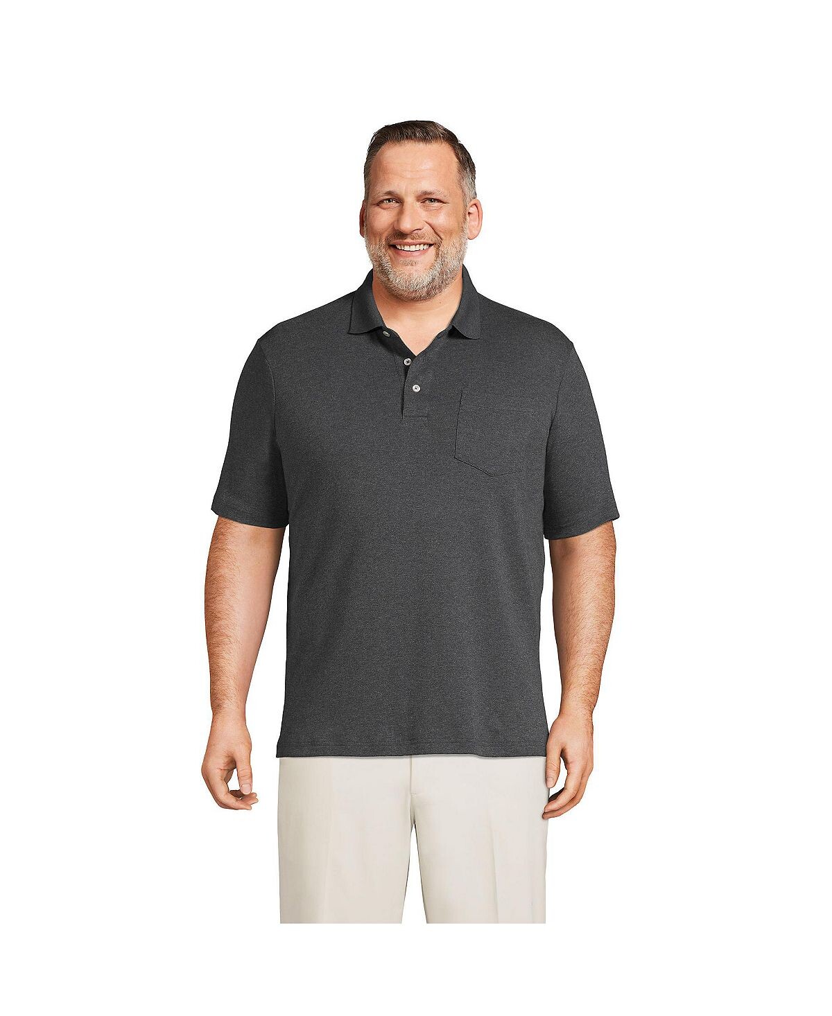 Мужская супермягкая рубашка-поло Supima с короткими рукавами и карманами для больших и высоких размеров Lands' End
Мужская супермягкая рубашка-поло Supima с короткими рукавами и карманами для больших и высоких размеров Lands' End