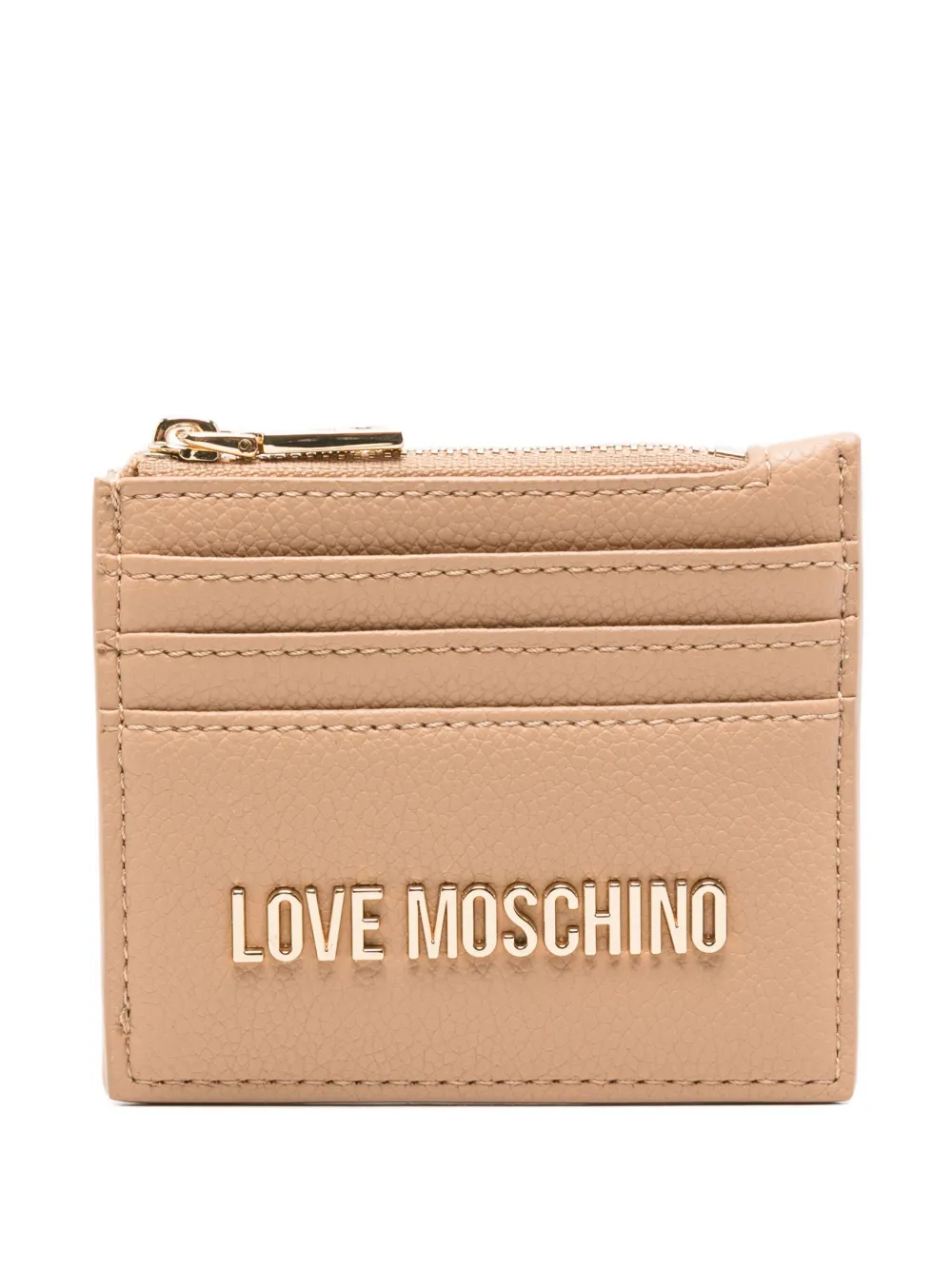 Картхолдер с логотипом Love Moschino, бежевый
Картхолдер с логотипом Love Moschino, бежевый