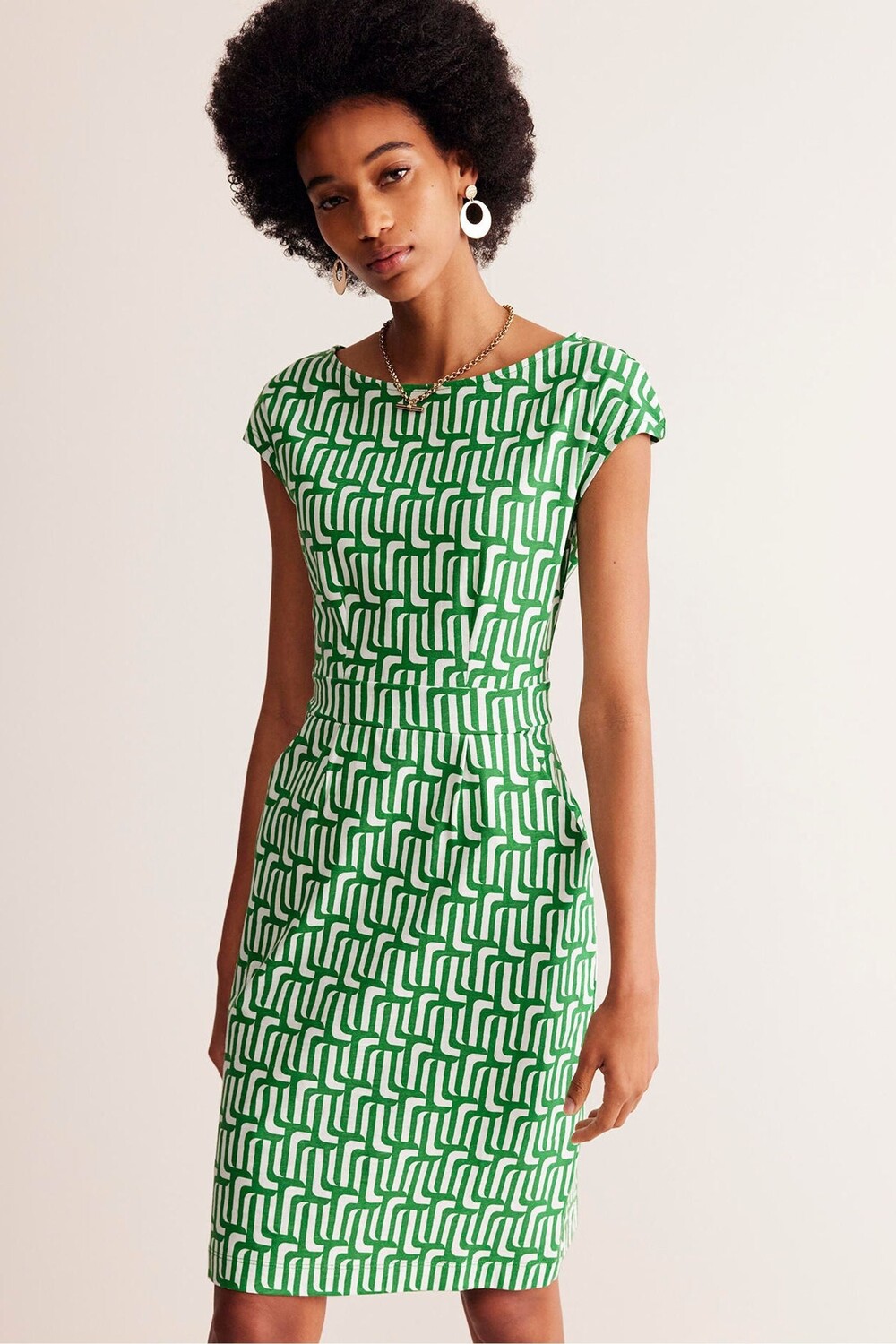 Платье Florrie из 100% хлопкового джерси Boden, зеленый
Платье Florrie из 100% хлопкового джерси Boden, зеленый