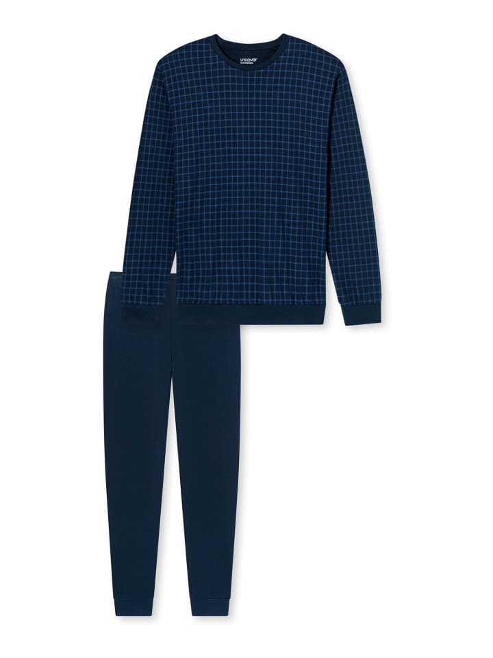 Пижама Schiesser, темно-синий 
Пижама Schiesser, темно-синий