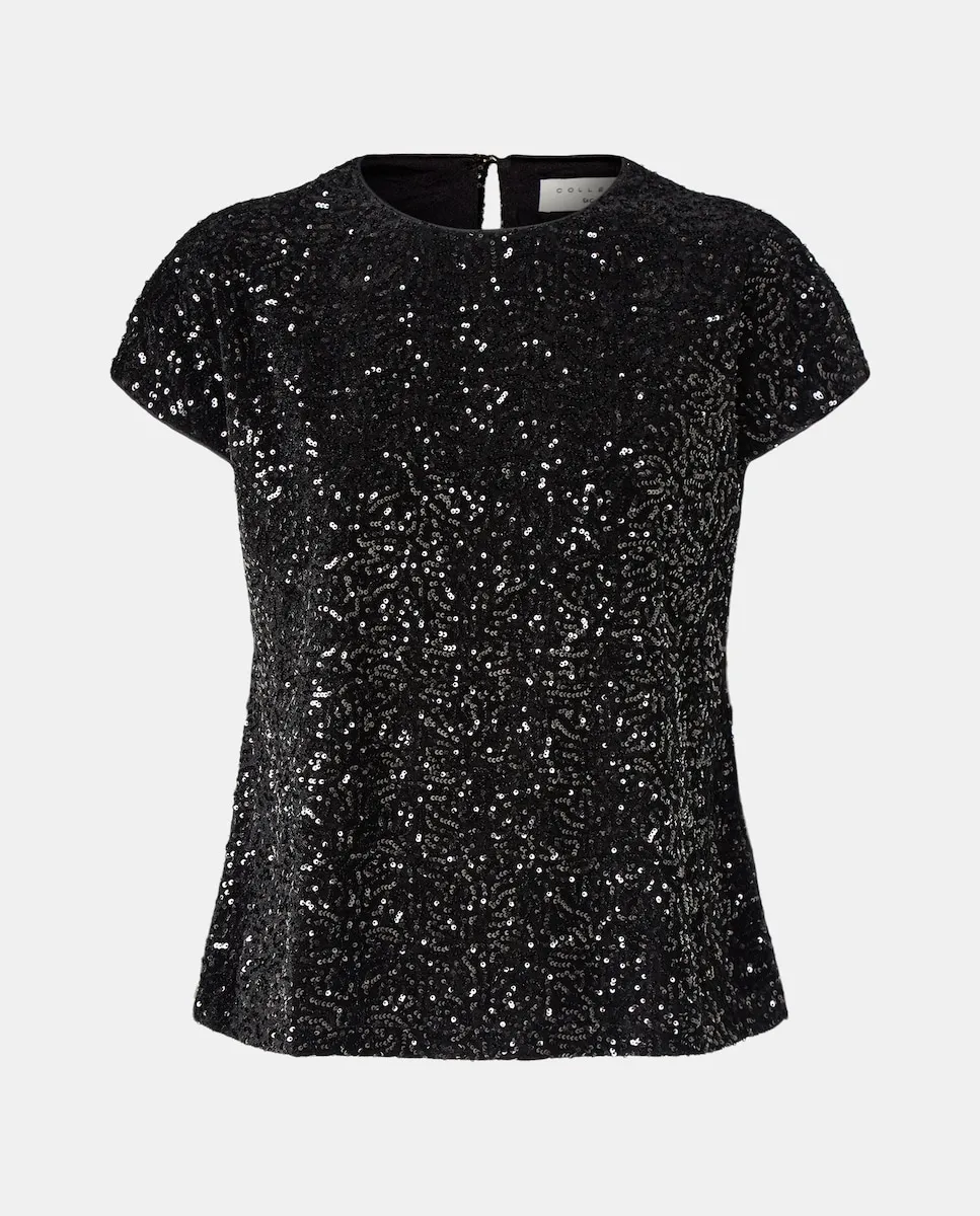 Женская футболка с пайетками Woman El Corte Inglés, черный
Женская футболка с пайетками Woman El Corte Inglés, черный