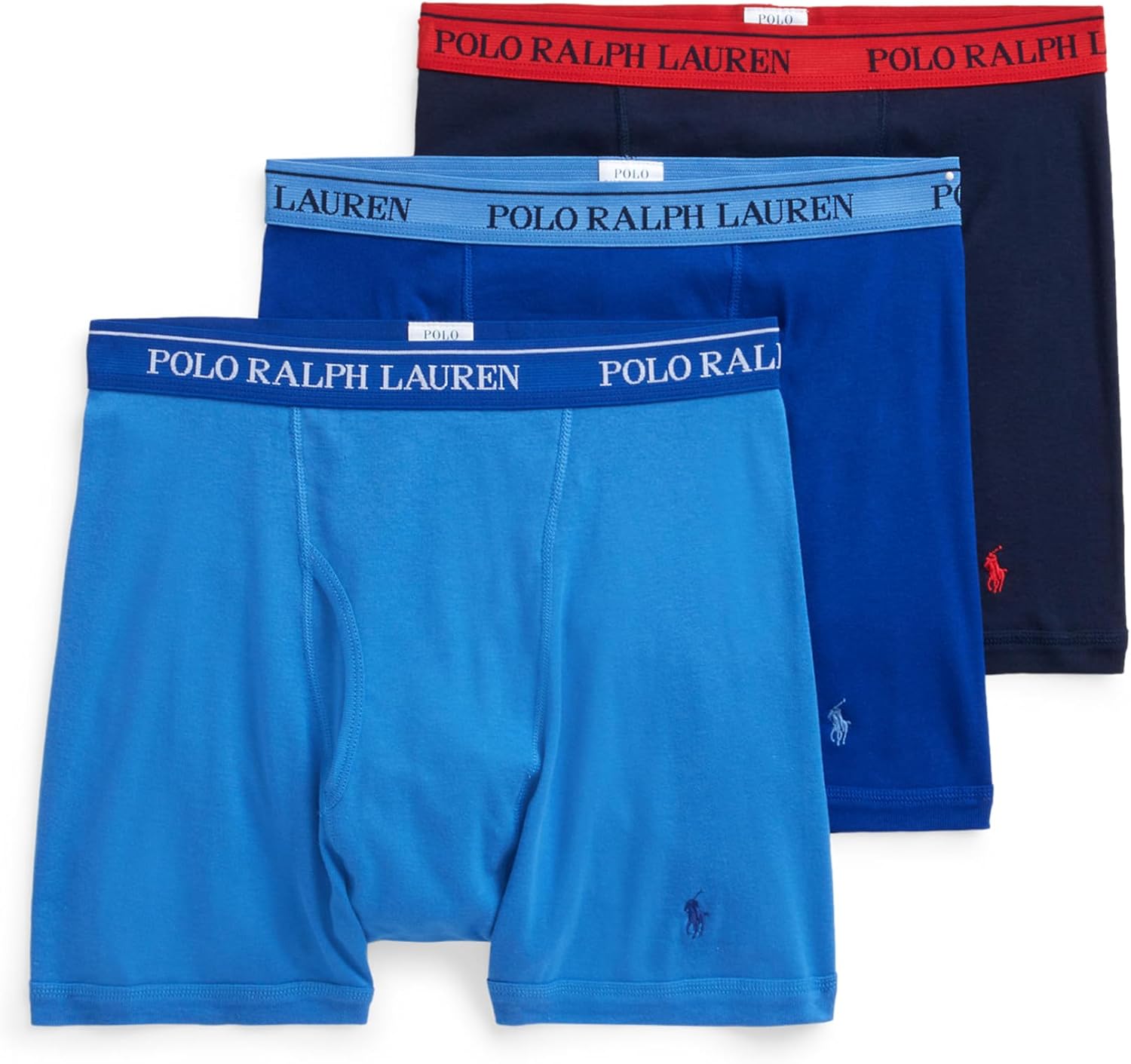 Мужские хлопковые трусы-боксеры классического кроя POLO RALPH LAUREN, плавки и удлиненные брюки,, 3 шт., Royal/Blue/Navy - 3 Pack
Мужские хлопковые трусы-боксеры классического кроя POLO RALPH LAUREN, плавки и удлиненные брюки,, 3 шт., Royal/Blue/Navy - 3 Pack
