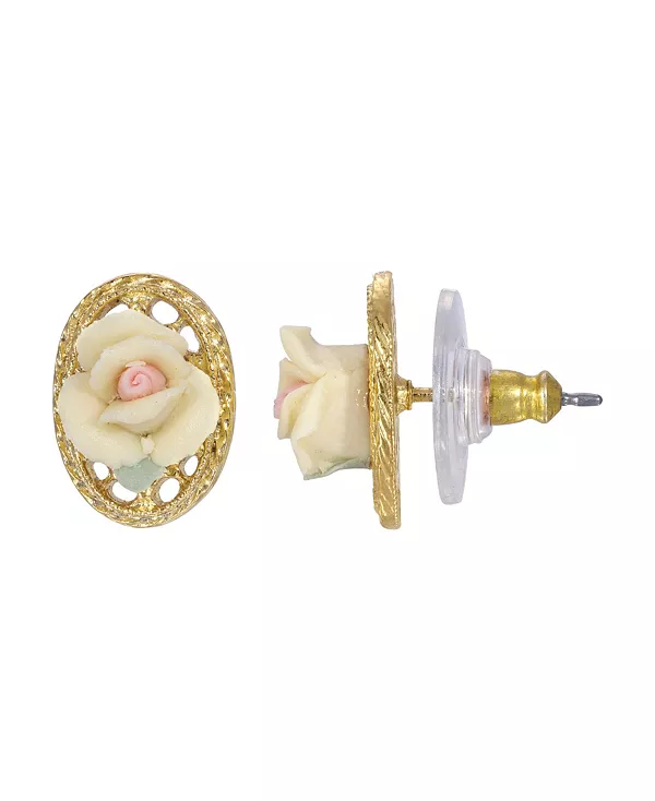 Серьги-Пуговицы в форме овала с решеткой, покрытые 14-каратным золотом 2028, ivory
Серьги-Пуговицы в форме овала с решеткой, покрытые 14-каратным золотом 2028, ivory