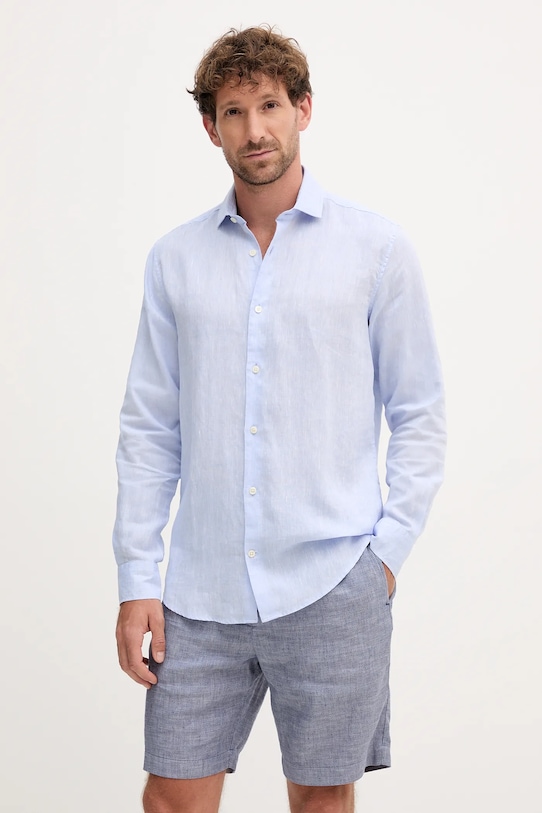 Льняная рубашка Frescobol Carioca, синий
Льняная рубашка Frescobol Carioca, синий