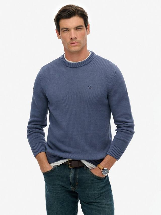 Преппи джемпер из хлопка Superdry, Soft Navy
Преппи джемпер из хлопка Superdry, Soft Navy
