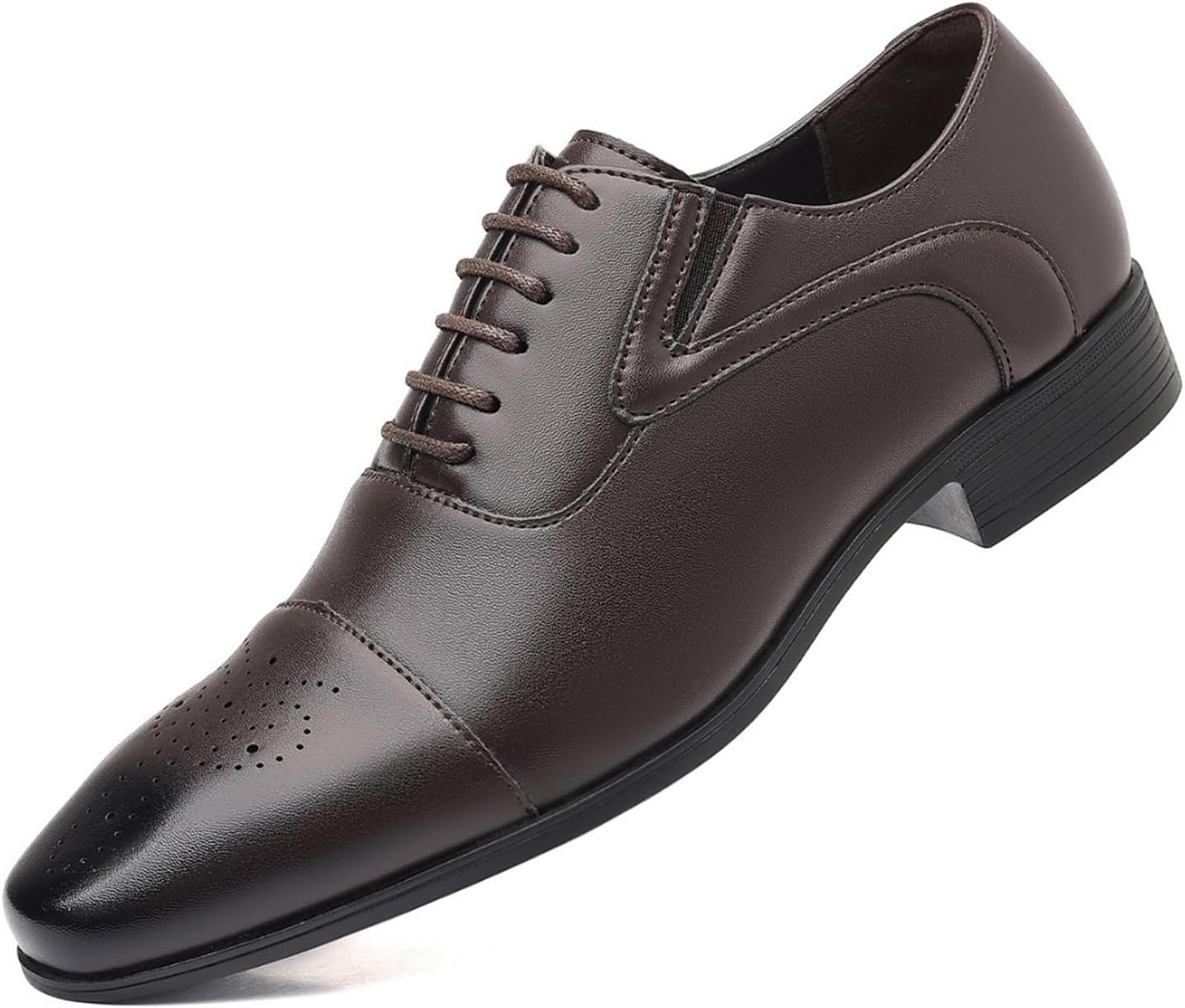 Мужские деловые туфли KYOESCAI, повседневные классические броги с крылышками на шнуровке, современные формальные оксфорды, коричневый
Мужские деловые туфли KYOESCAI, повседневные классические броги с крылышками на шнуровке, современные формальные оксфорды, коричневый