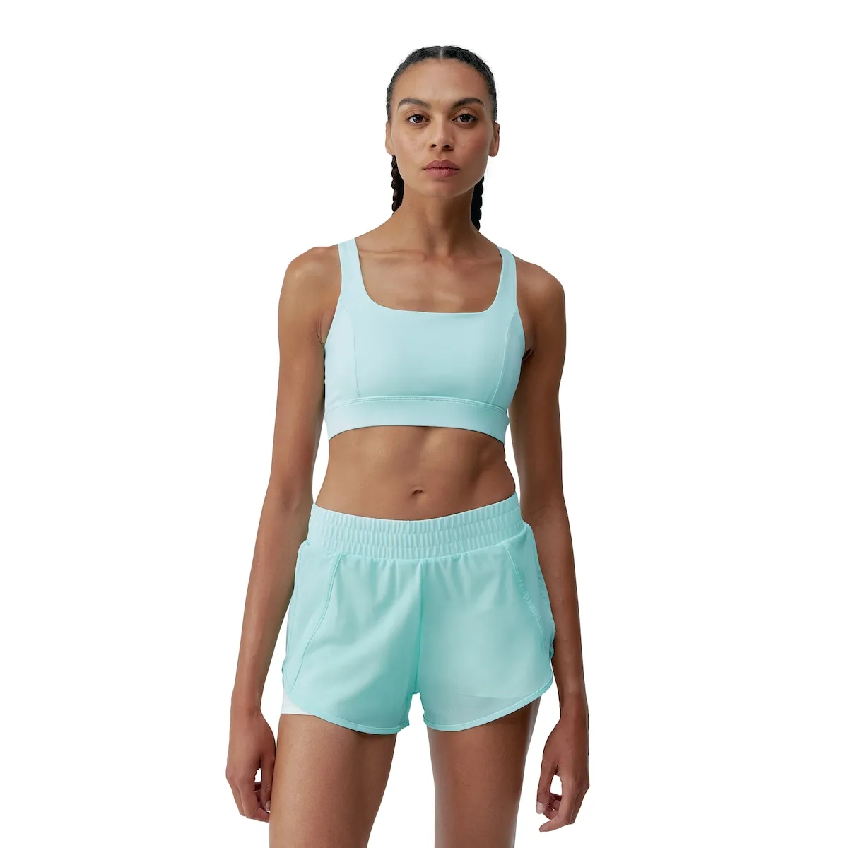 Женский спортивный топ Padma 2.0 Born Living Yoga, бирюзовый 
Женский спортивный топ Padma 2.0 Born Living Yoga, бирюзовый