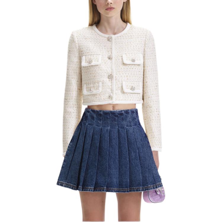 Self Portrait Пальто и куртки Женские Слоновая кость Белый
Self Portrait Пальто и куртки Женские Слоновая кость Белый