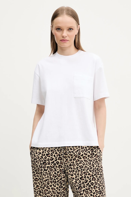 Хлопковая футболка Abercrombie & Fitch, белый
Хлопковая футболка Abercrombie & Fitch, белый