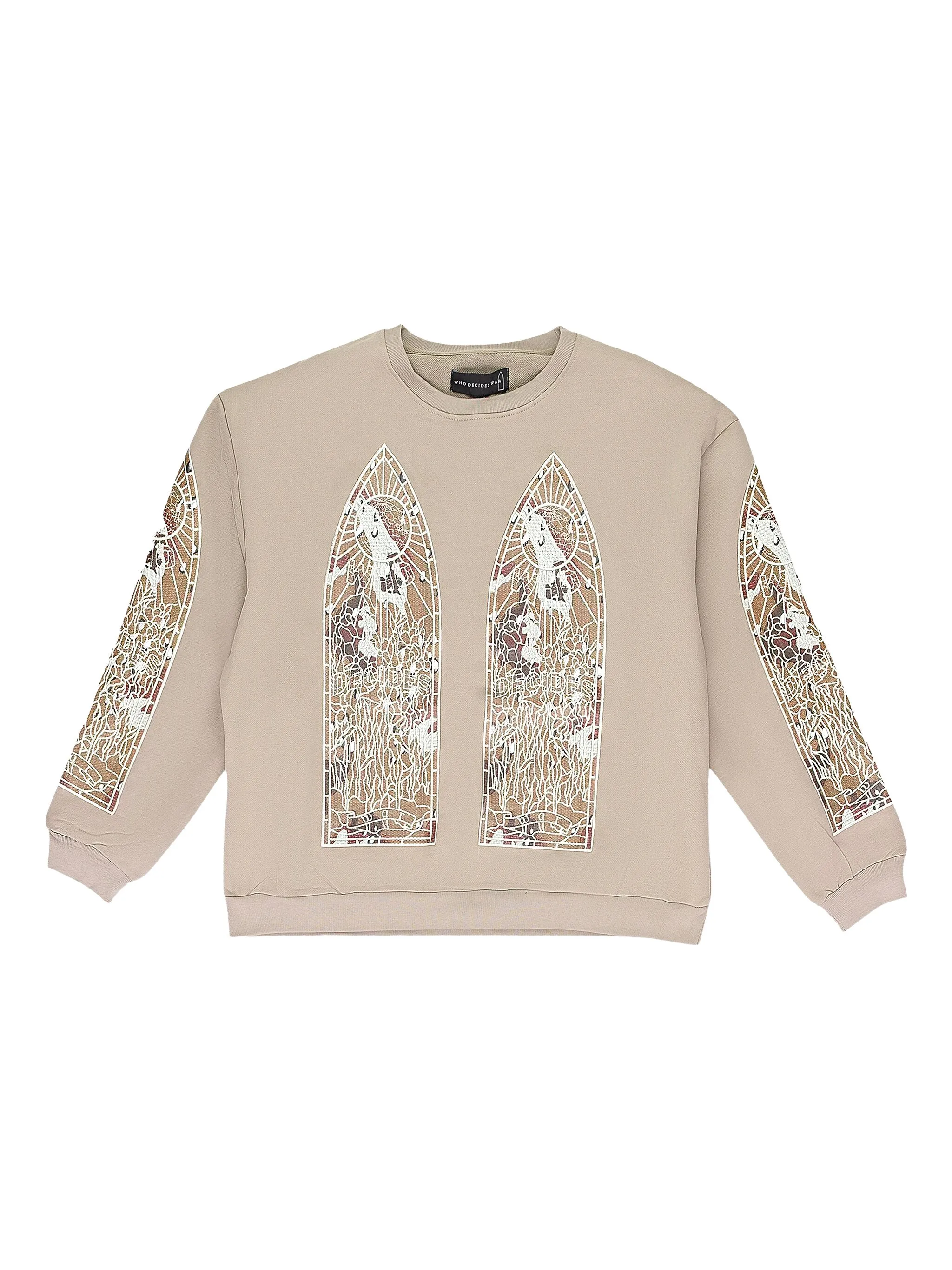 Свитер Glass Who Decides War, бежевый
Свитер Glass Who Decides War, бежевый