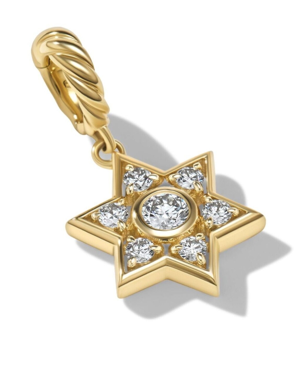 Подвеска Star of David из желтого золота с бриллиантами David Yurman, золотой
Подвеска Star of David из желтого золота с бриллиантами David Yurman, золотой