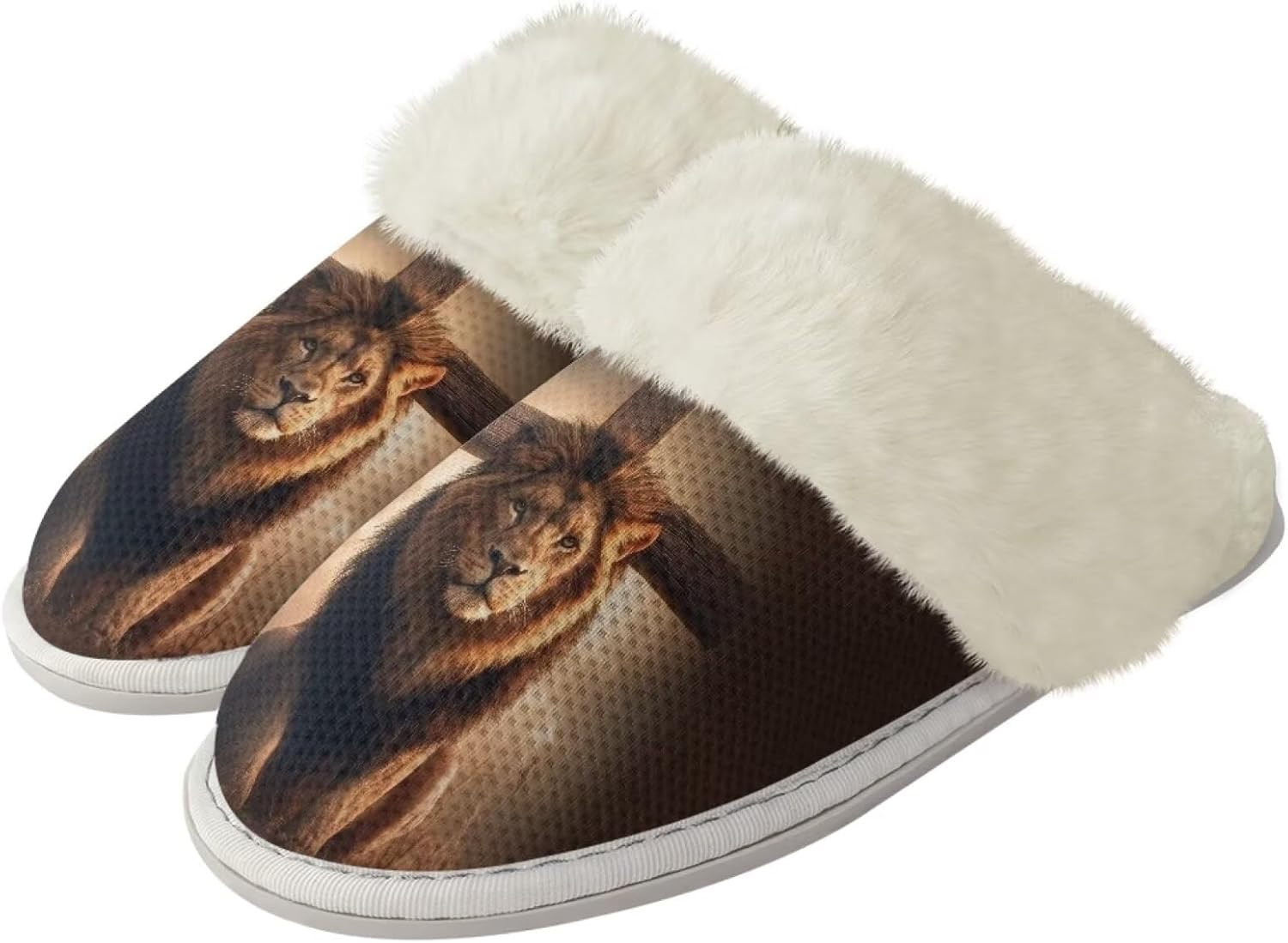 Женские и мужские забавные пушистые тапочки с животными для пары, противоскользящие домашние туфли с резиновой подошвой, уютные Xixirimido, Lion Cross
Женские и мужские забавные пушистые тапочки с животными для пары, противоскользящие домашние туфли с резиновой подошвой, уютные Xixirimido, Lion Cross