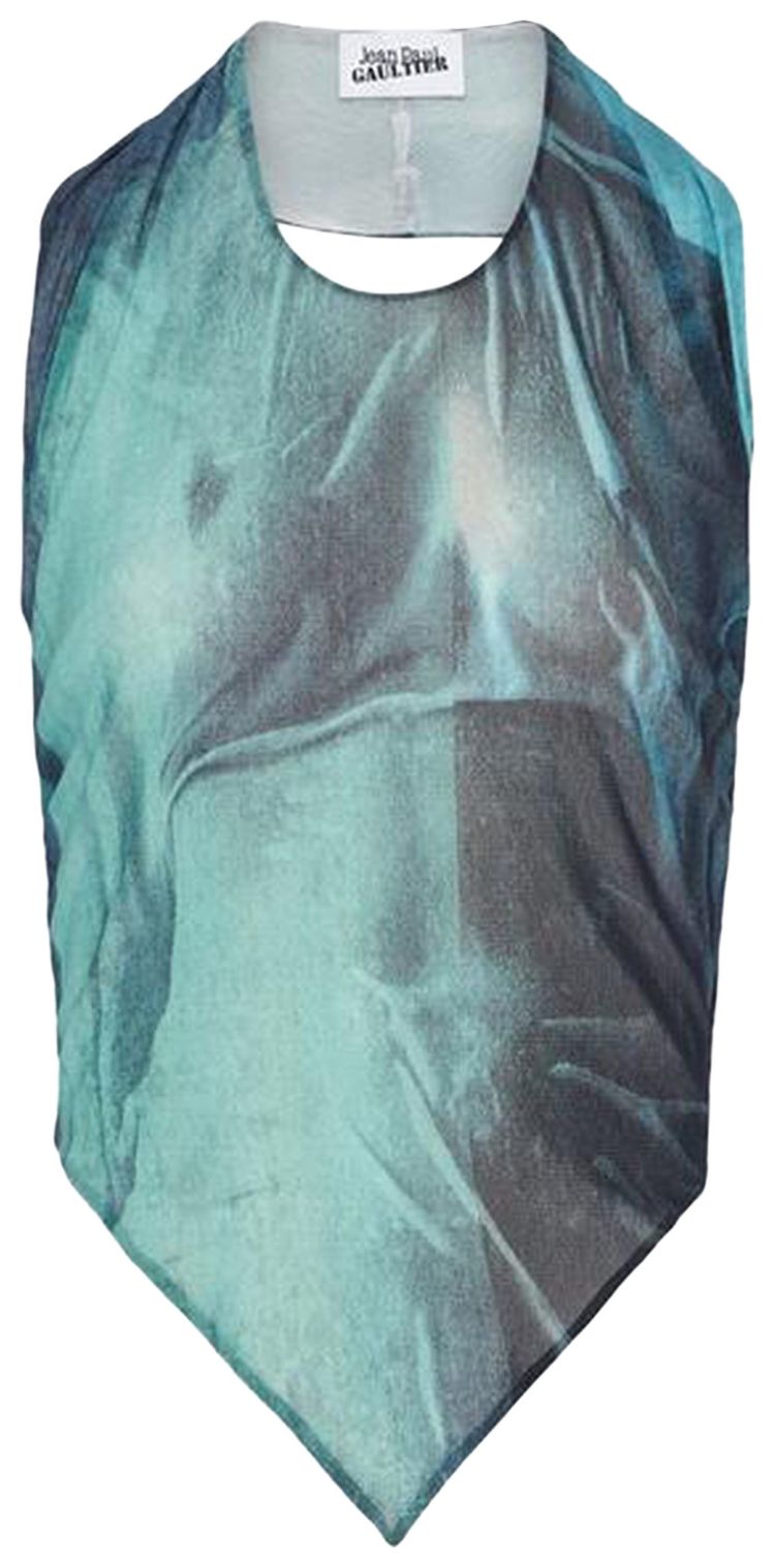 Топ-шарф Jean Paul Gaultier с принтом "вода" цвета "индиго/винтажный синий"
Топ-шарф Jean Paul Gaultier с принтом "вода" цвета "индиго/винтажный синий"