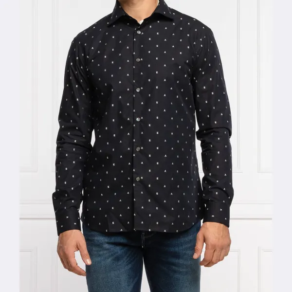 Рубашка стандартного кроя Emporio Armani, синий
Рубашка стандартного кроя Emporio Armani, синий