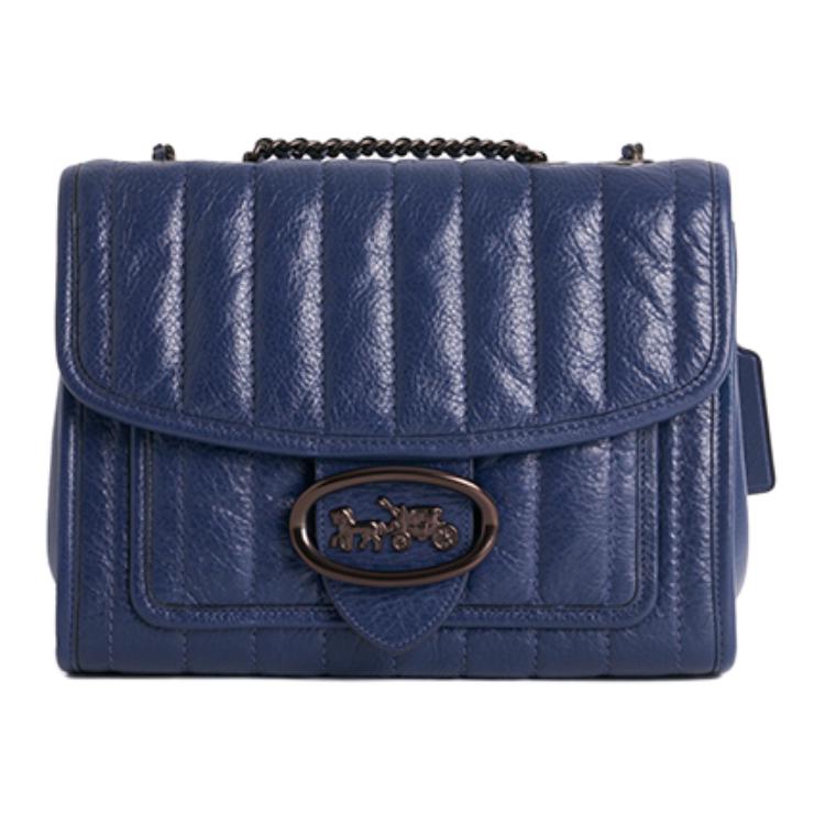 COACH Кожаная сумка через плечо Melody Cow среднего размера для женщин в сине-сером цвете
COACH Кожаная сумка через плечо Melody Cow среднего размера для женщин в сине-сером цвете