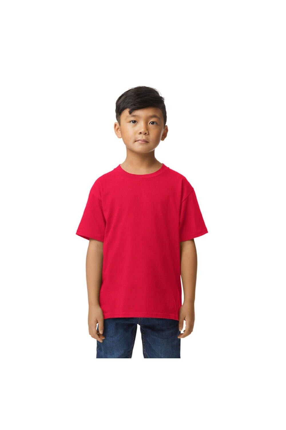 Футболка Softstyle средней плотности Gildan, красный
Футболка Softstyle средней плотности Gildan, красный