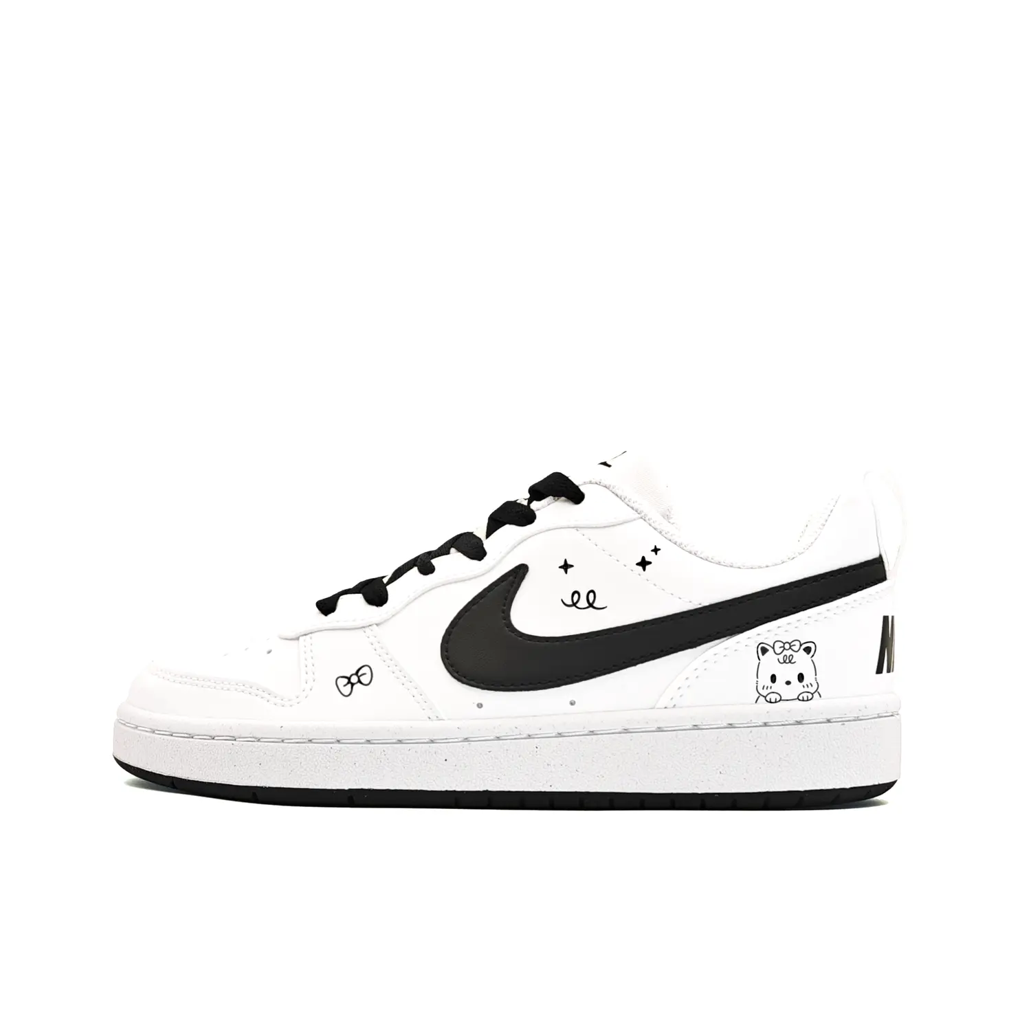 Nike Кроссовки для скейтбординга Court Borough Meowth Whispers низкие, устойчивые к истиранию, White, детские
Nike Кроссовки для скейтбординга Court Borough Meowth Whispers низкие, устойчивые к истиранию, White, детские