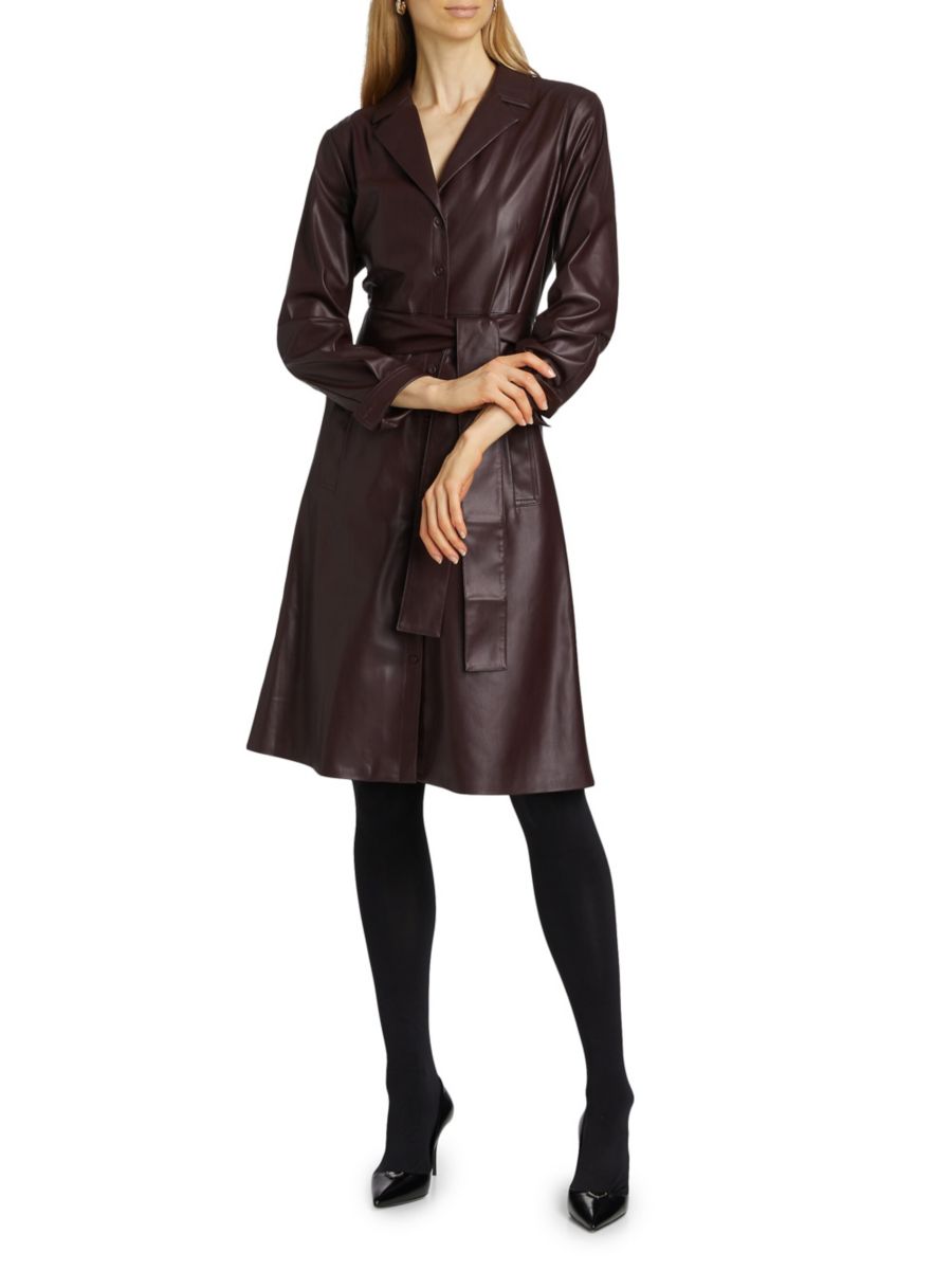 Платье-рубашка Dixie из искусственной кожи Kobi Halperin, цвет Mulberry
Платье-рубашка Dixie из искусственной кожи Kobi Halperin, цвет Mulberry