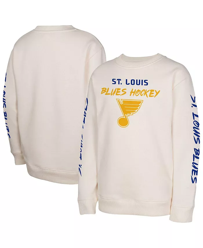 Большие мальчики и девочки кремовый свитшот с капюшоном St. Louis Blues Star Power Outerstuff
Большие мальчики и девочки кремовый свитшот с капюшоном St. Louis Blues Star Power Outerstuff
