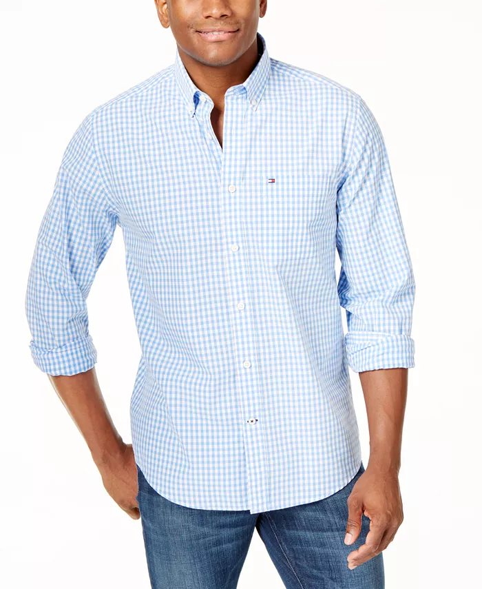 Мужская классическая рубашка Big & Tall Twain в клетку с добавлением эластана Tommy Hilfiger, синий
Мужская классическая рубашка Big & Tall Twain в клетку с добавлением эластана Tommy Hilfiger, синий