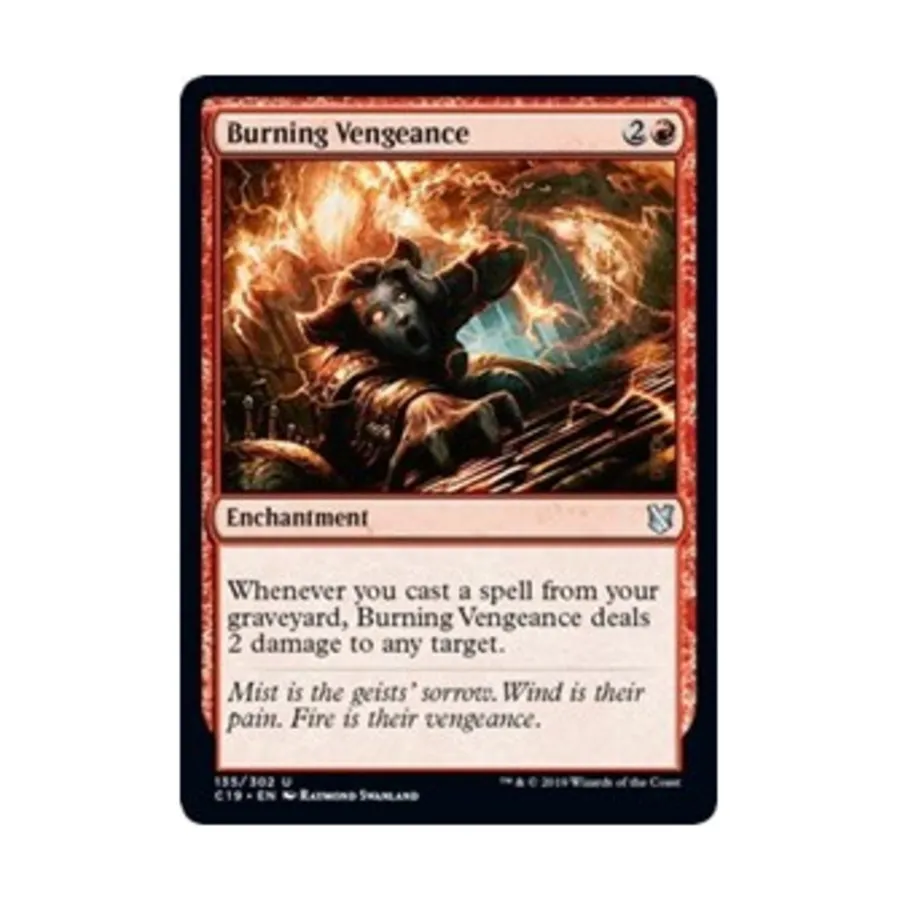 CCG Пылающая месть (U), MTG - Commander 2019 
CCG Пылающая месть (U), MTG - Commander 2019