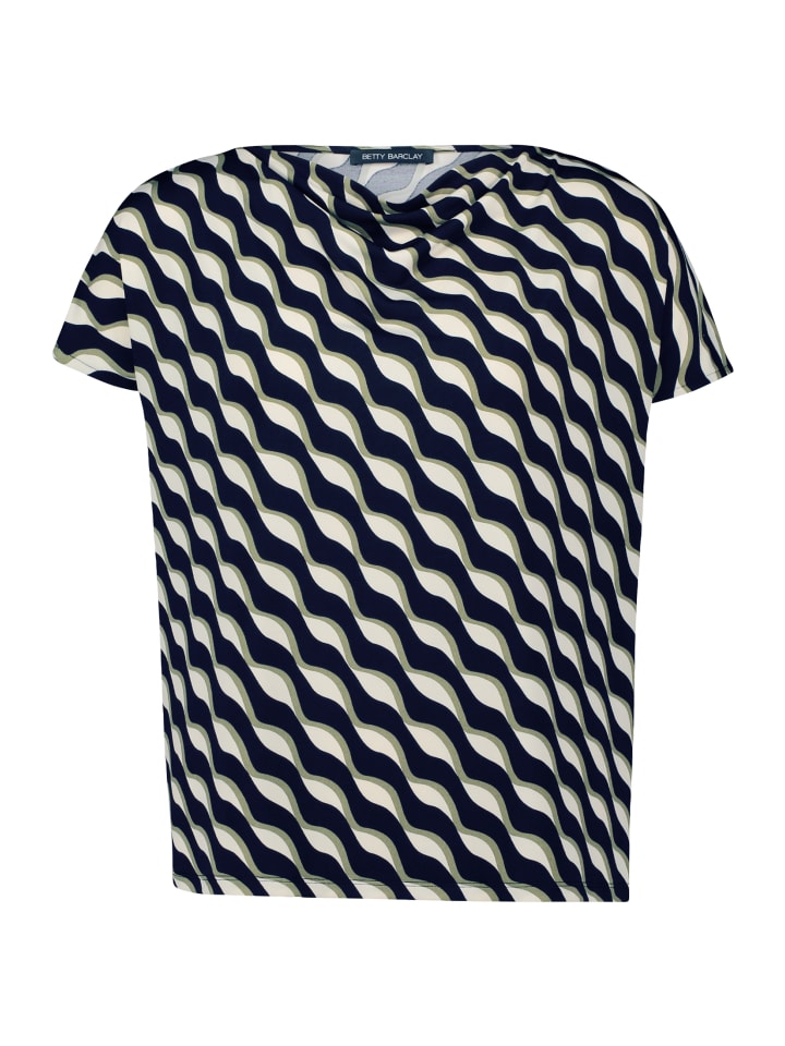 Футболка с принтом и водопадным вырезом темно-синего/зеленого цвета Betty Barclay, Зеленый, Футболка с принтом и водопадным вырезом темно-синего/зеленого цвета Betty Barclay
Футболка с принтом и водопадным вырезом темно-синего/зеленого цвета Betty Barclay, Зеленый, Футболка с принтом и водопадным вырезом темно-синего/зеленого цвета Betty Barclay