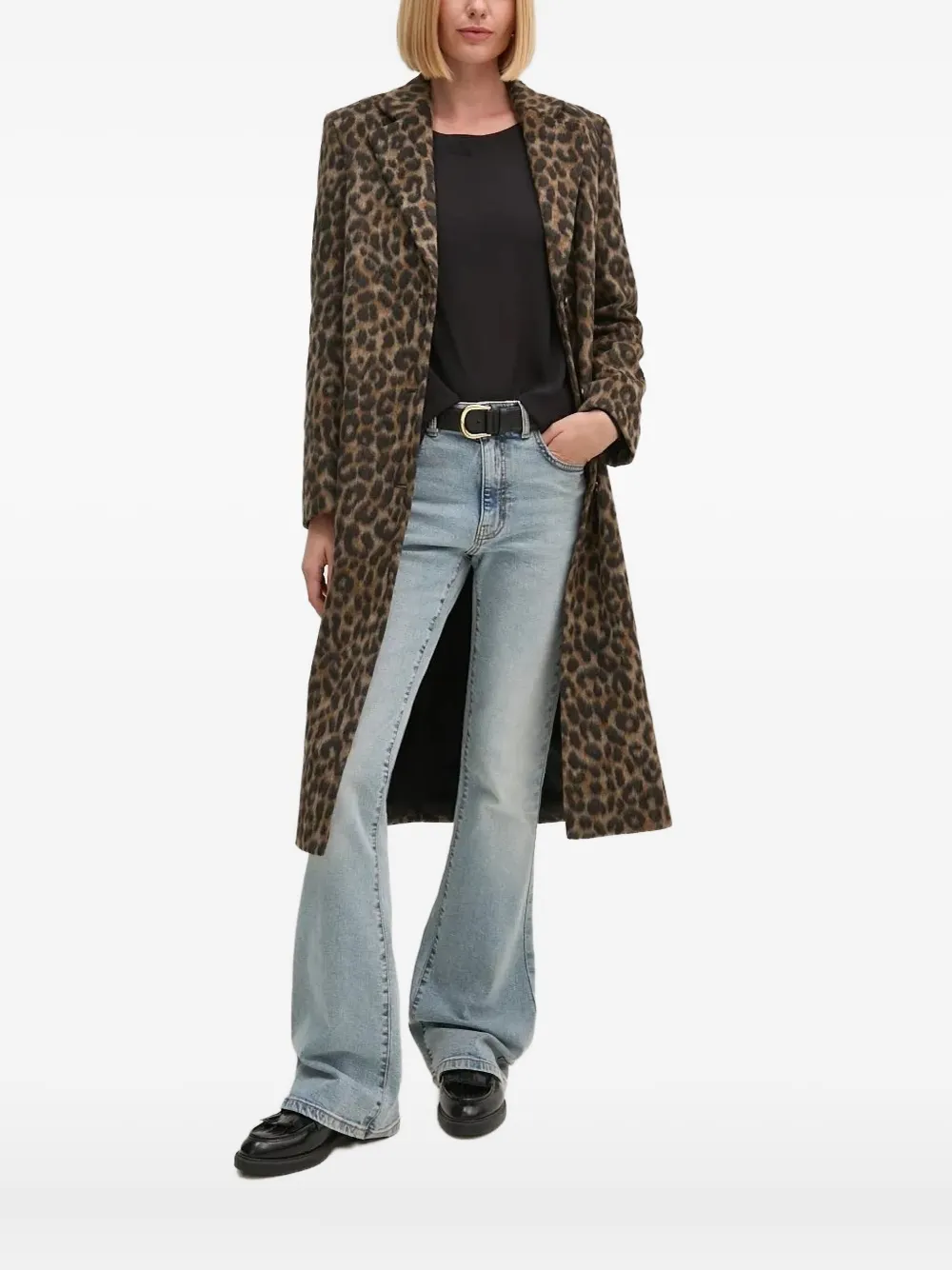 Пальто с леопардовым принтом и заостренными лацканами Joop!, коричневый
Пальто с леопардовым принтом и заостренными лацканами Joop!, коричневый