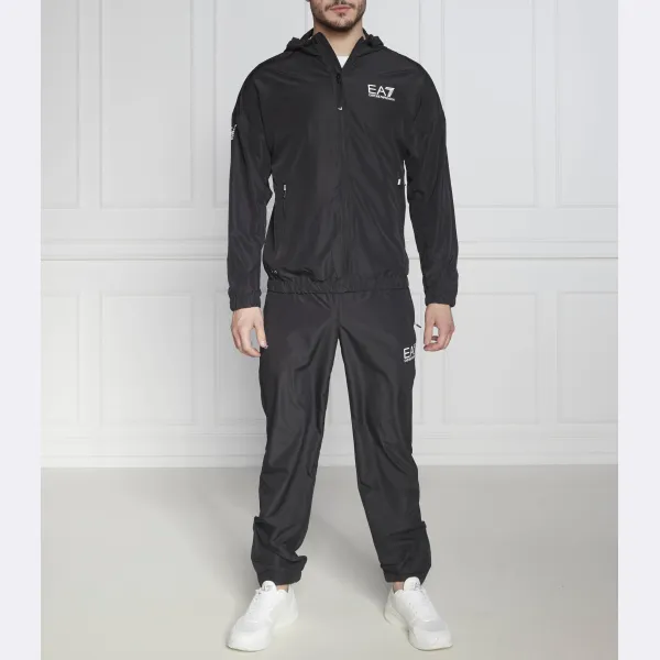 Спортивный костюм стандартной посадки Ea7, черный 
Спортивный костюм стандартной посадки Ea7, черный