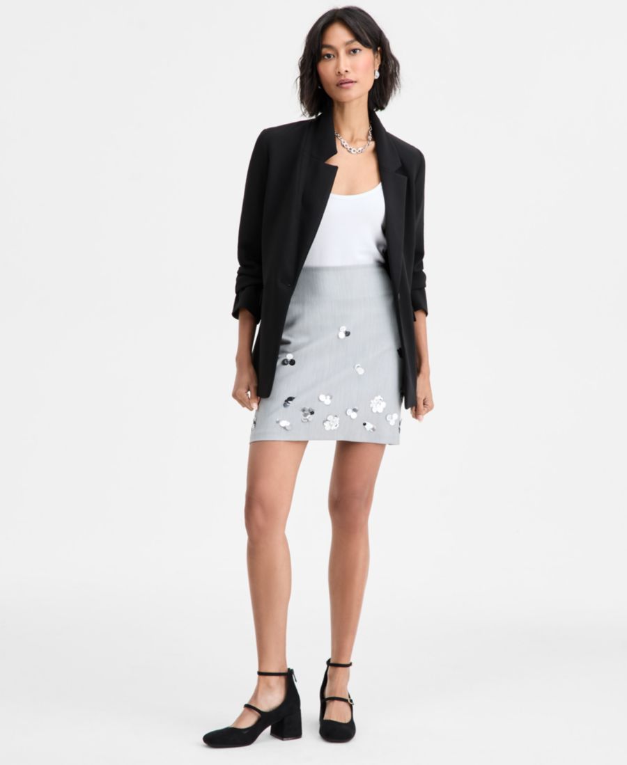 Женская мини-юбка с пайетками, эксклюзивно от Macy's On 34th, Light Grey
Женская мини-юбка с пайетками, эксклюзивно от Macy's On 34th, Light Grey