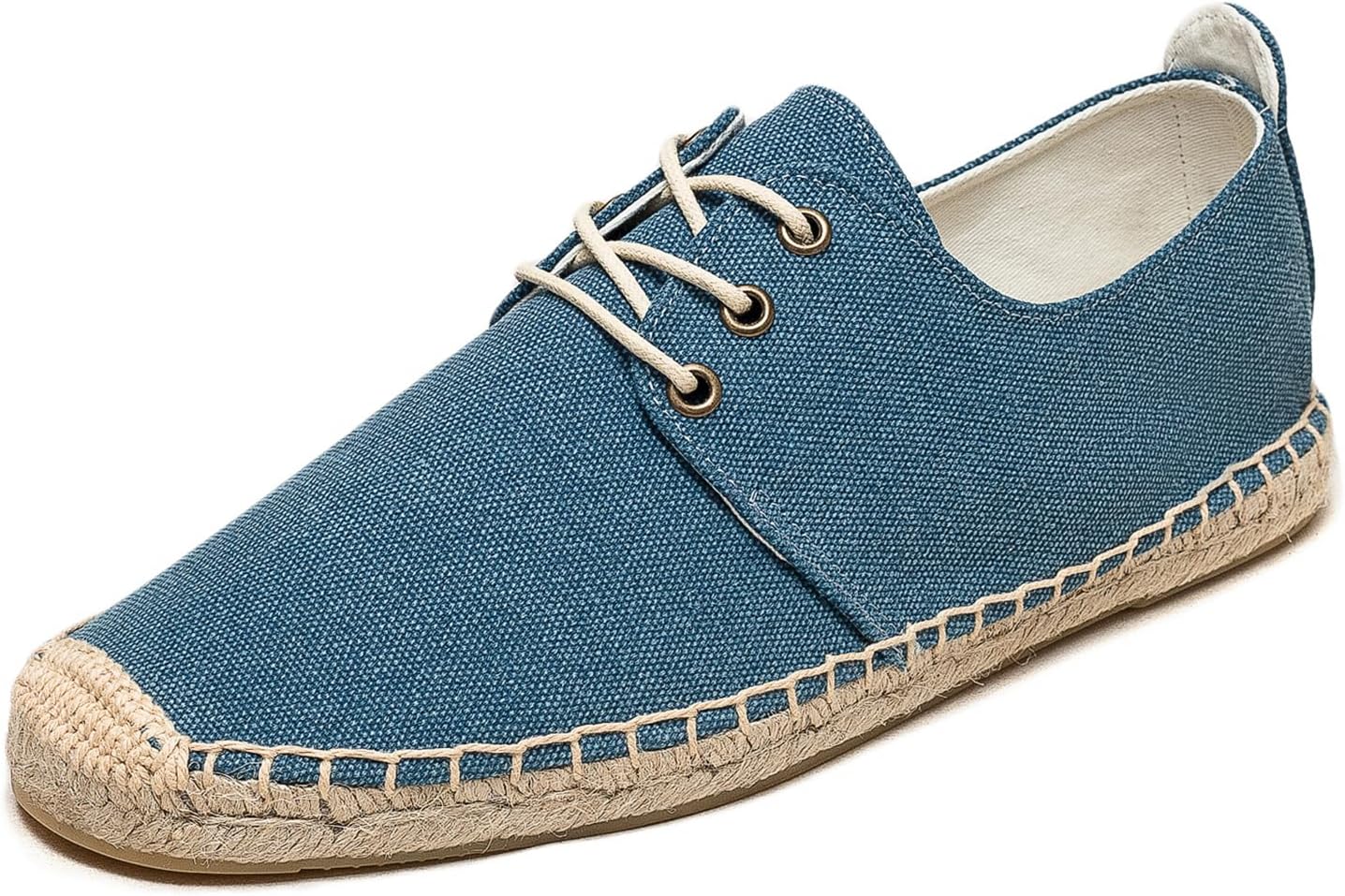 Эспадрильи на шнуровке Eobzunu для мужчин, мужские кроссовки, повседневные удобные туфли из льна и веганского парусинового материала, мужские балетки для лета, весны, осени и любого случая, синий
Эспадрильи на шнуровке Eobzunu для мужчин, мужские кроссовки, повседневные удобные туфли из льна и веганского парусинового материала, мужские балетки для лета, весны, осени и любого случая, синий