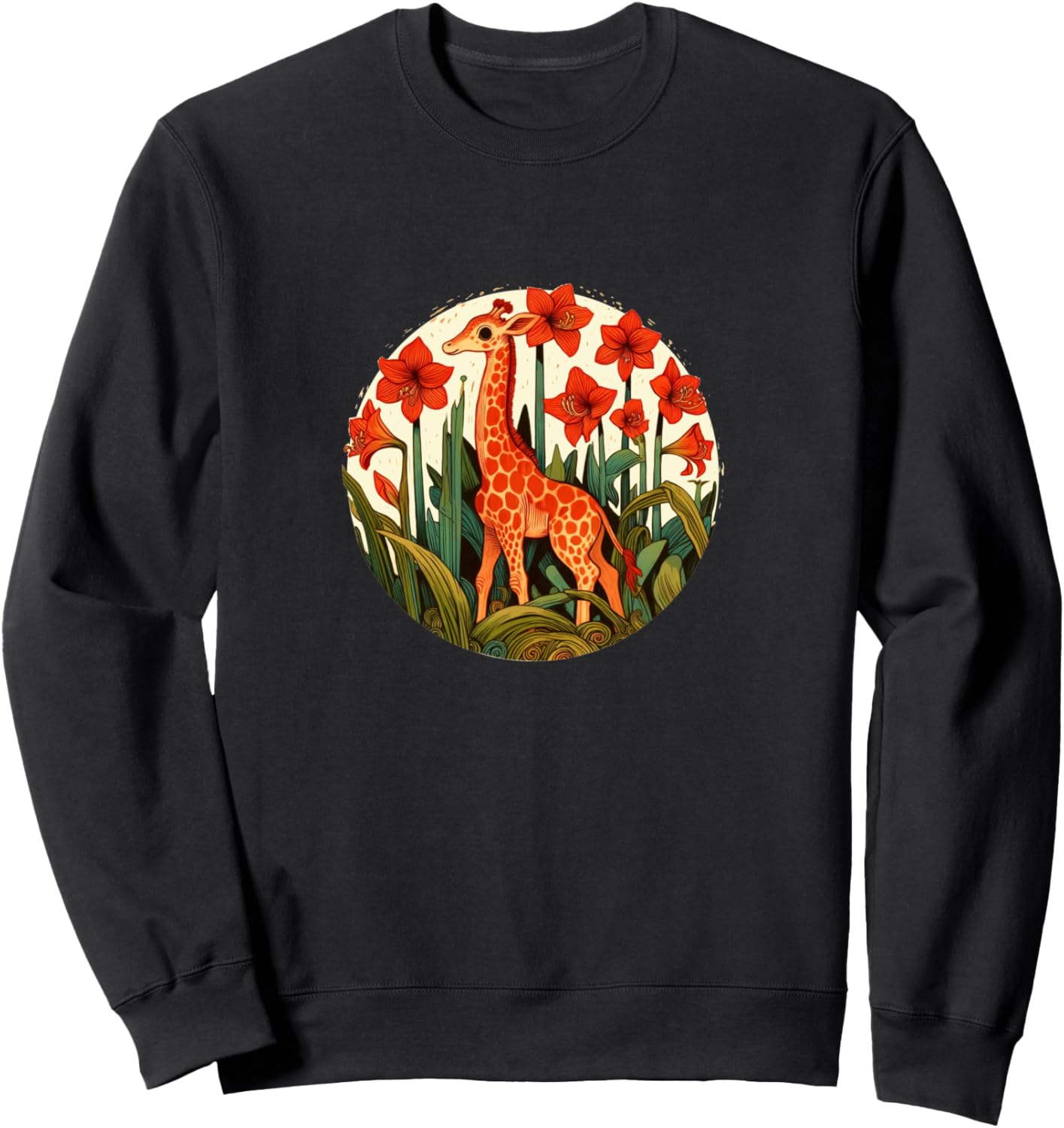 Толстовка с изображением жирафа и надписью «Любитель жирафов» Giraffe Lovers Art Snugg, черный
Толстовка с изображением жирафа и надписью «Любитель жирафов» Giraffe Lovers Art Snugg, черный