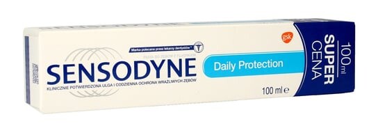 Зубная паста Daily Protection, 100 мл Sensodyne
Зубная паста Daily Protection, 100 мл Sensodyne