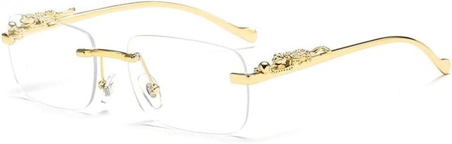 Солнцезащитные очки без оправы, прямоугольные, винтажные, с металлическим каркасом и изображением головы леопарда. Модные солнцезащитные очки без оправы с тонировкой для женщин и мужчин GHVWYX, I
Солнцезащитные очки без оправы, прямоугольные, винтажные, с металлическим каркасом и изображением головы леопарда. Модные солнцезащитные очки без оправы с тонировкой для женщин и мужчин GHVWYX, I