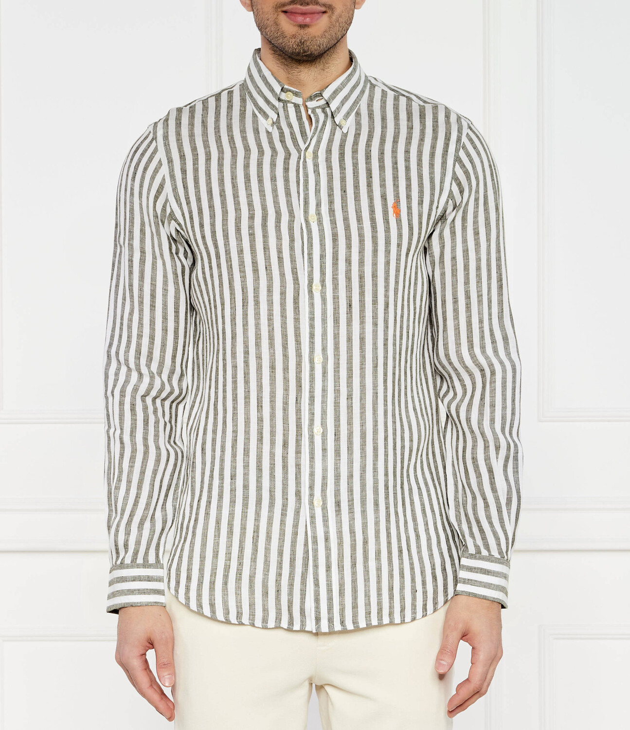 Льняная рубашка POLO RALPH LAUREN Custom fit, оливково-зеленый
Льняная рубашка POLO RALPH LAUREN Custom fit, оливково-зеленый