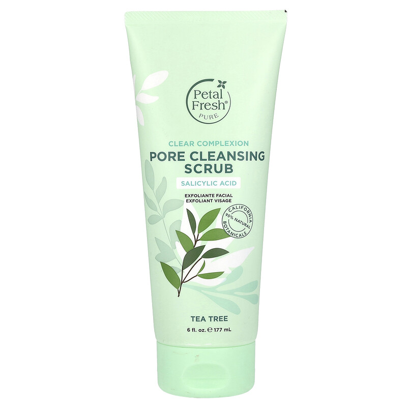 Petal Fresh, Pure, Clear Complexion, скраб для очищения пор, чайное дерево, 177 мл (6 жидк. унций)
Petal Fresh, Pure, Clear Complexion, скраб для очищения пор, чайное дерево, 177 мл (6 жидк. унций)